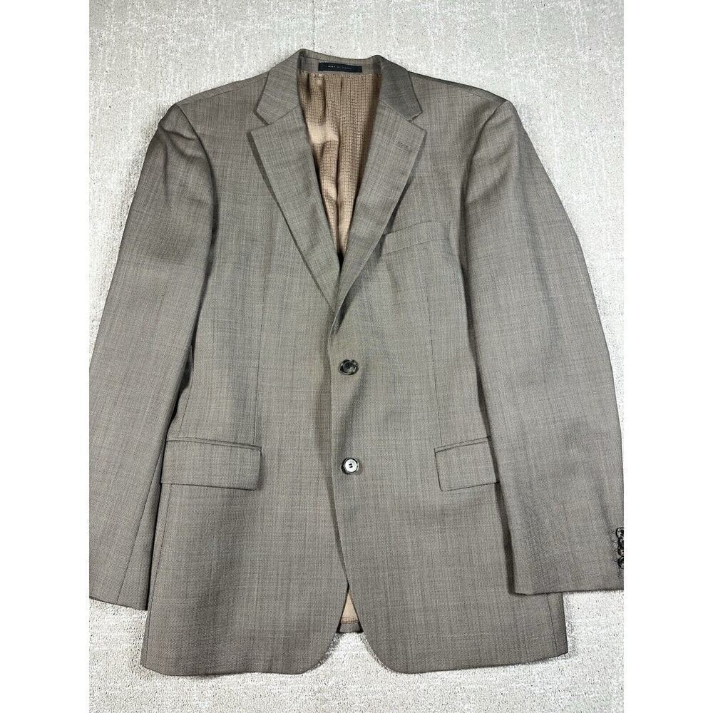 Hugo Boss Mens 100% Virgin Wool Suit Sport Coat Jacket Size 42R